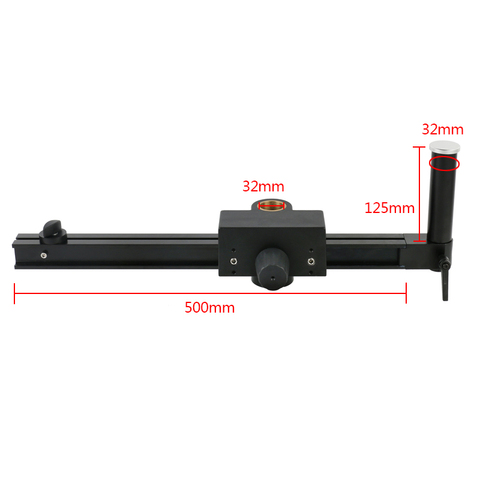 Brazo de soporte abrazadera Universal de dirección ajustable para microscopio, soporte de microscopio Trinocular estéreo de 76mm ► Foto 1/5