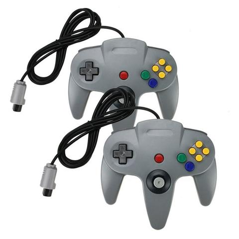 Profesional de la moda N64 controlador Joystick Gamepad largo cable para el clásico consola Nintendo 64 Juegos Accesorios para Gamepads herramienta ► Foto 1/6