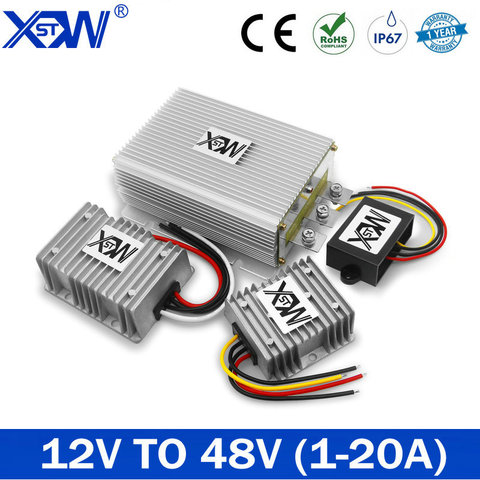 XWST-Convertidor de refuerzo de 12V a 48V, convertidor de potencia de coche a 96W, CC a CC, a 48V ► Foto 1/6