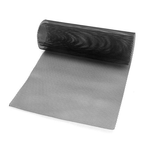 Rejilla de competición para coche, rejilla Universal de 100x33cm para coche, rejilla de ajuste de aleación de aluminio rómbico, rejilla de ventilación, color negro duradero para la mayoría de los vehículos ► Foto 1/6