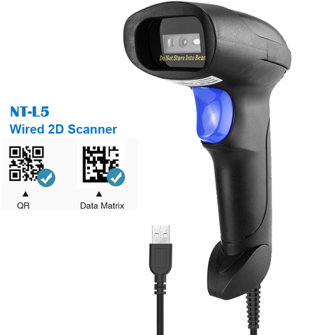 NETUM-Escáner de código de barras para pagos móviles, lector de código de barras PDF417, NT-L5, para la industria, bluetooth, inalámbrico, 2D, QR, con cable, C740 ► Foto 1/6