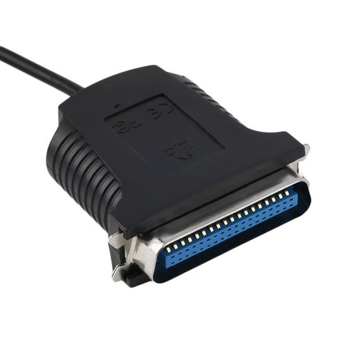Cable de adaptador de impresora USB a IEEE paralelo 1284 paralelo para imprimir la impresora IEEE 1284, compatible con escáner, 36 pines ► Foto 1/6