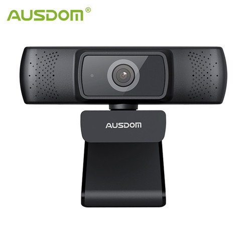 AUSDOM-cámara Web AF640 Full HD, 1080P, enfoque automático, micrófono con cancelación de ruido, para Windows, Mac ► Foto 1/6