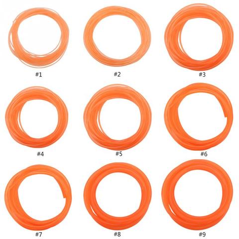 Correa redonda de poliuretano PU para transmisión de disco, superficie lisa naranja ► Foto 1/6