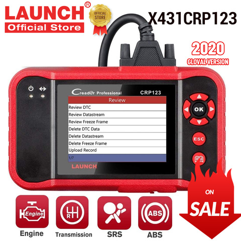 LAUNCH X431 CRP123 OBD2 EOBD automotive scannerABS Airbag SRS transmisión para motor de coche herramienta de diagnóstico multilingüe actualización gratuita ► Foto 1/6