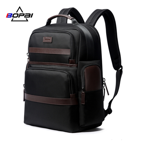 BOPAI-mochila antirrobo para ordenador portátil de gran capacidad para hombre, bolsa de viaje moda con carga USB hombro, para portátil de 15,6 pulgadas ► Foto 1/6