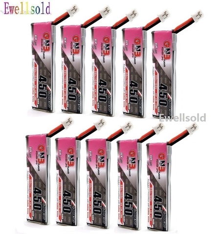 Batería Lipo para Dron Tinyhawk Happymodel Snapper7, modelo FPV RC, 2-10 Uds., 3,8 V, 450mAh, 50/100C, 1S, HV, 4,35 V, enchufe PH2.0 ► Foto 1/6