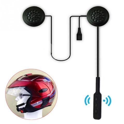 BT8-Auriculares Bluetooth V4.1 para casco de motocicleta, intercomunicador con Motor para bicicleta, manos libres, auriculares con reducción de ruido ► Foto 1/6