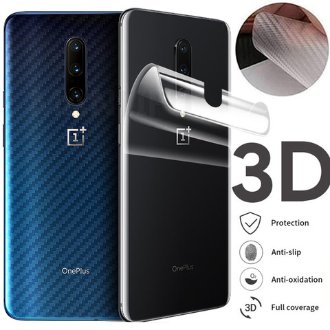 Película protectora de fibra de carbono para OnePlus, Protector de pantalla para OnePlus 8T 7T 8 Pro 7 6T 6 5T, 5 uds. ► Foto 1/6