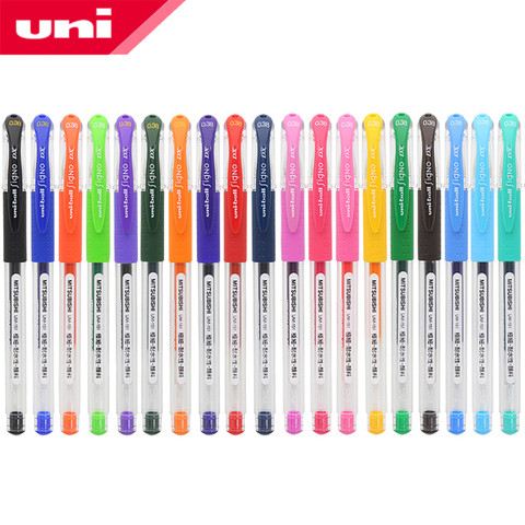 12 unids/lote Mitsubishi Uni Um-151 bola Signo Gel pluma de tinta 0,38mm bolígrafos de Gel de color 20 selección escribiendo suministros al por mayor ► Foto 1/6