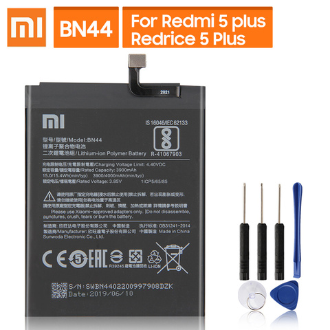 Batería de repuesto Original para Xiaomi mi Redmi 5 Plus 5,99 