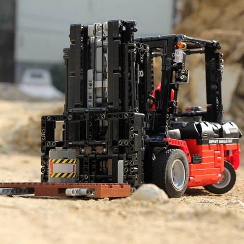 Mould King-bloques de construcción de carretilla elevadora para niños, juguete técnico de bloques de construcción de coche para montar, 13106 Uds ► Foto 1/6