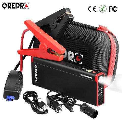 GREPRO arrancador de arranque 1500A para coche 12V vehículo Booster de arranque dispositivo de arranque de emergencia automático batería de arranque ► Foto 1/6