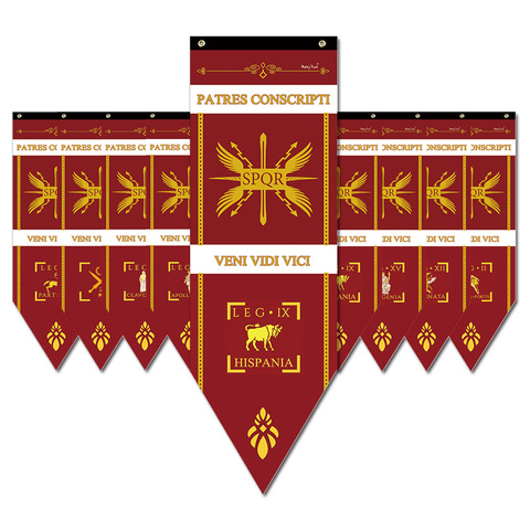 Legionario romano bandera SPQR Roma imperio legiones guerra Banners casa habitación decoración casa jardín decoración de jardín banderas S2-2 bárbaros guerra ► Foto 1/6