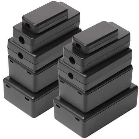 Impermeable negro DIY carcasa caja de instrumentos ABS Proyecto de plástico caja de almacenamiento caja cajas electrónico diario en casa suministros ► Foto 1/6