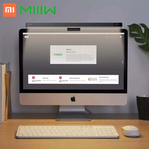 Xiaomi-Lámpara LED de escritorio para el cuidado de los ojos, regulable, para oficina, pantalla de lectura, Monitor, barra de luz colgante ► Foto 1/6