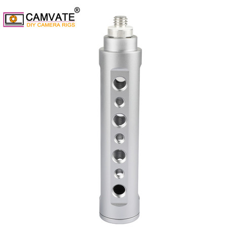 CAMVATE-empuñadura de mano para cámara, empuñadura de cámara de aleación de aluminio con tornillo de 3/8 