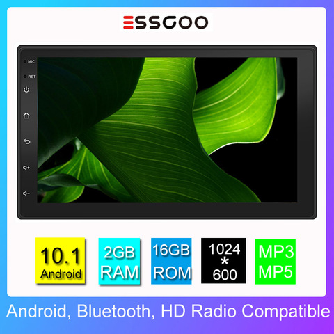 Essgoo-Radio Universal con Gps para coche, Radio con reproductor, navegador, 2 Din, estéreo, 7 pulgadas, Android, 2 + 16G ► Foto 1/6