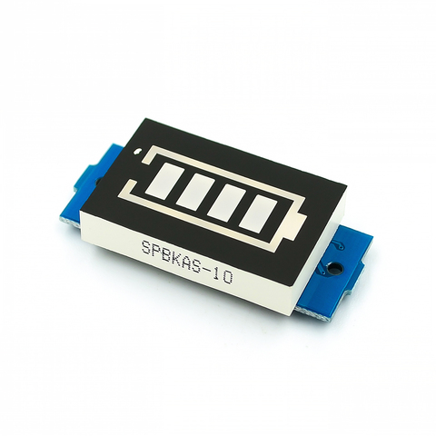 Módulo indicador de capacidad de batería de litio de 3,7 V para vehículo eléctrico medidor de corriente de batería li-po 1S, 2S, 3S, 4S, con pantalla azul de 4,2 V ► Foto 1/3