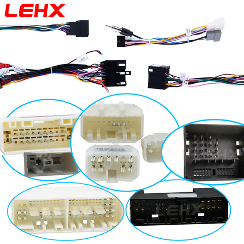 LEHX coche Android 2din radio Multimedia reproductor de cable del coche para Suzuki Buick Volkswagen ISO Hyundai Kia Honda Toyota Mitsubishi Nissan ► Foto 1/6