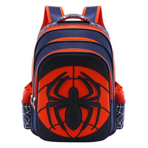 Disney mochila para niños niñas de tres capas de gran capacidad impermeable mochila Spiderman de los niños de la moda mochila ► Foto 1/6