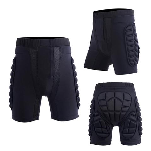 Pantalones cortos acolchados para moto, protección para Snowboard, esquí, protección de cadera, trasero, Unisex ► Foto 1/6