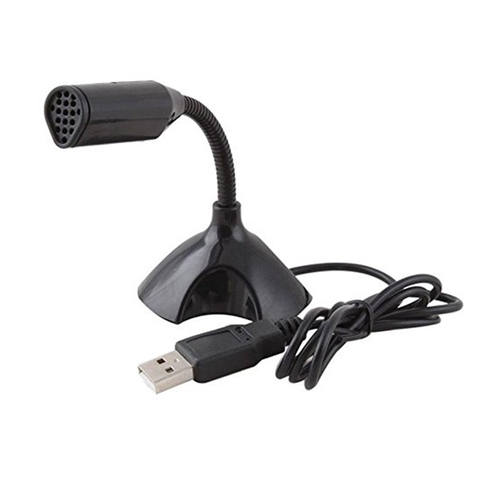 Micrófono para portátil USB ajustable Mini micrófono de voz de estudio micrófono con soporte para PC de escritorio Multimedia ► Foto 1/5