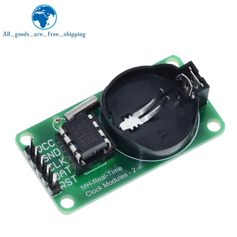 TZT nueva llegada RTC DS1302 Módulo de reloj en tiempo Real para AVR brazo foto SMD para Arduino ► Foto 1/6