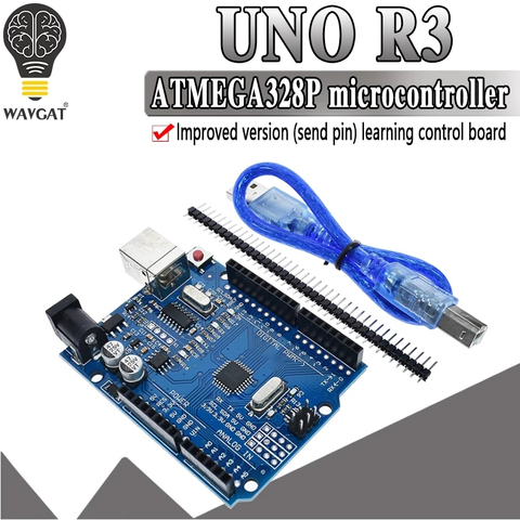 Placa de desarrollo para Arduino UNO R3 CH340G + MEGA328P, versión modificada, un juego, 16Mhz, CABLE USB ► Foto 1/6