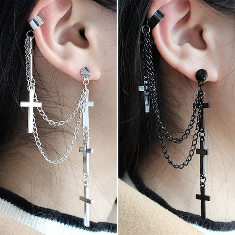 Pendientes de mujer, cadena cristiana de Metal clásica exagerada y moderna, aros colgantes de gota, declaración Vintage para chicas ► Foto 1/6