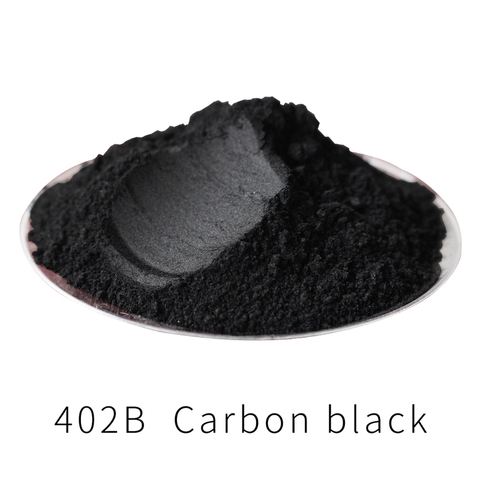 Pigmento de polvo de Mica, polvo de perla negra de carbono, pintura acrílica tipo 402B para arte artesanal, dolor automotriz ► Foto 1/6