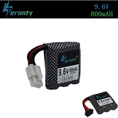 Batería de iones de litio de 9,6 v para 9115 9116 S911 S912 RC coche camión de repuesto actualización 9,6 V 800mah 9115 9116 batería recargable para Juguetes Coche ► Foto 1/6