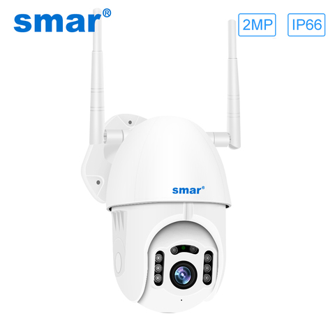 Smar-cámara IP para exteriores WIFI, PTZ H.265X 1080p, cámara de seguridad CCTV de velocidad, IP, WIFI, Exterior, 2MP, IR, vigilancia del hogar ► Foto 1/6