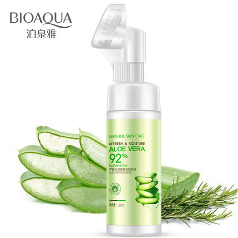 BIOAQUA, masajeador de rostro cepillo de limpieza Facial de espuma limpiadora Facial tratamiento del acné exfoliante Facial de control de aceite eliminación de espinillas reducción de poros ► Foto 1/4