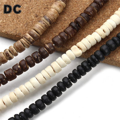 Cuentas espaciadoras redondas de madera Natural de 5mm, 108 Uds./cuerda, cuentas de oración de madera para DIY, collares, pulseras, joyas, suministros para hacer ► Foto 1/6