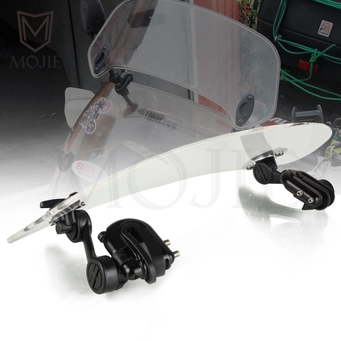 Alerón de extensión para parabrisas de motocicleta, Deflector de aire para Honda Silver Wing GT 400 600 ST1300 A STX1300 TRANSALP 600 ► Foto 1/6