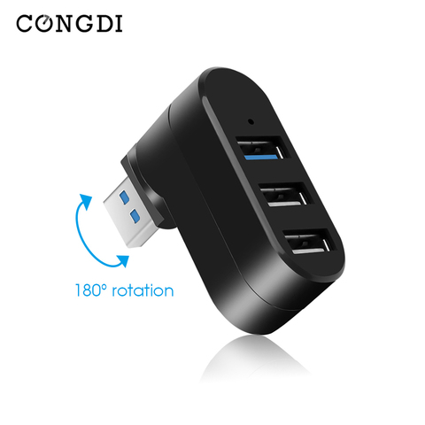 Inalámbrico 3 en 1 USB 3,0 Hub para adaptador de computadora portátil USB 2,0 Hub DE 3 puertos portátil Splitter PC accesorios de computadora USB adaptador de corriente ► Foto 1/6