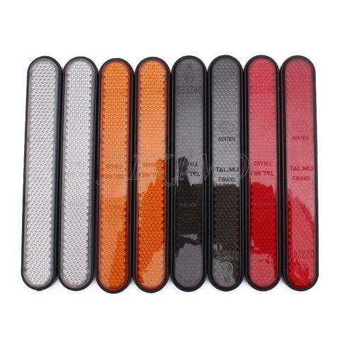 Reflector de horquilla delantera para motocicleta Harley Dyna Softail Sportster, pegatina de deslizador de patas inferiores, advertencia de seguridad, Universal, novedad de 883 ► Foto 1/6