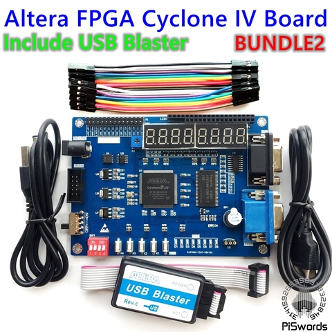 Kit de desarrollo ALTERA Cyclone IV EP4CE6 FPGA, EP4CE, tablero Niosi FPGA y Blaster USB, 2022 ► Foto 1/3