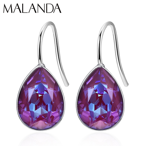 Pendientes de gota de agua con cristales de Swarovski para mujer, nuevos y elegantes pendientes colgantes a la moda, joyería para fiesta y boda, Regalo para mamá ► Foto 1/6