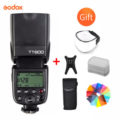 Godox TT600 2,4g inalámbrico GN60 Master/Slave Cámara Flash Speedlite para Canon Nikon Pentax Olympus Fujifilm ► Foto 1/6