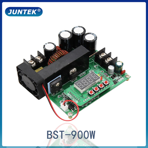 Regulador de voltaje de fuente de alimentación de CC de control digital JUNTEK BST900W, corriente constante diy para impulsar el módulo convertidor 0-80V a 10-120V ► Foto 1/4