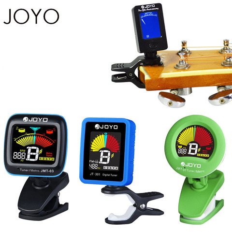 JOYO-Mini sintonizador con pinza Digital LCD para Guitarra, bajo, violín, ukelele, accesorios de parte de Guitarra, rotación de 360 grados, sensible ► Foto 1/6