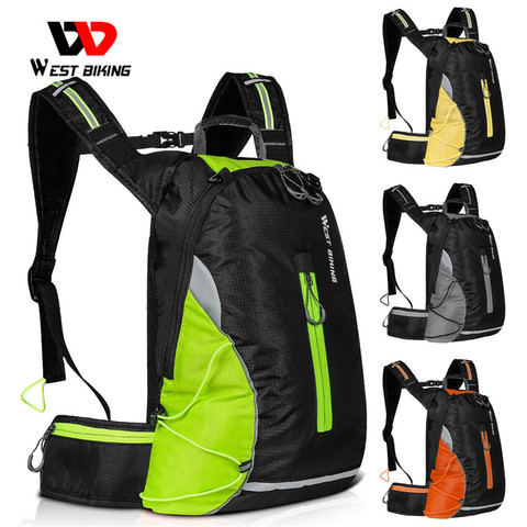 WEST BIKING-Mochila deportiva de 16L para ciclismo, resistente al agua, ultraliviana, para Montañismo al aire libre, senderismo, escalada, viaje ► Foto 1/6