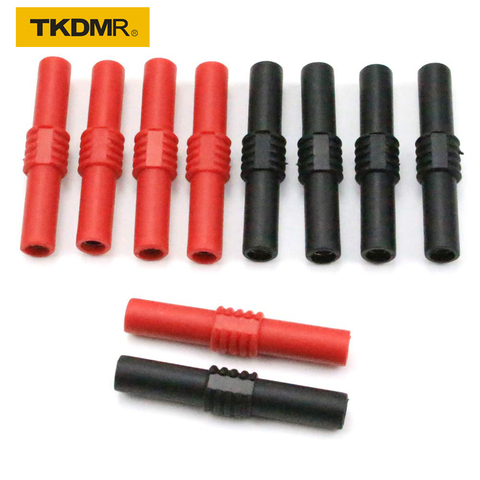 TKDMR-10 Uds. De conector Banana hembra a hembra de 4mm, acoplador de conectores Banana para adaptadores de extensión de enchufe Banana de 4MM ► Foto 1/6