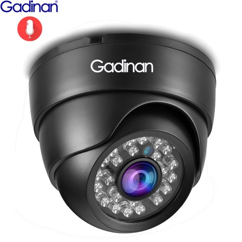 Gadinan-cámara IP con lente de 5MP y 2,8mm Onvif SONY IMX335, luz negra, grabación de Audio, iluminación Ultra baja, domo, alerta de correo electrónico ► Foto 1/6