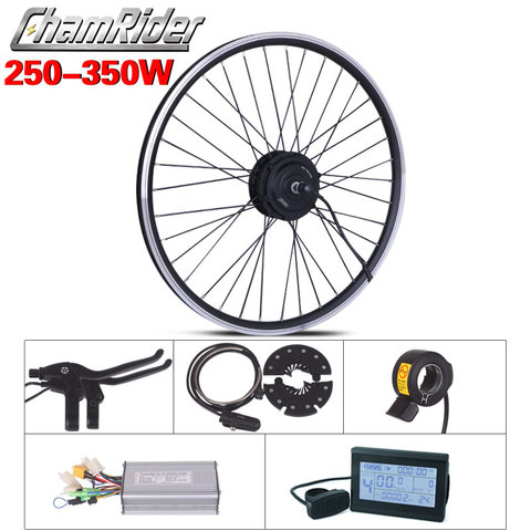 250 W 350 W 36 V 48 V ebike kit de conversión de bicicleta eléctrica kit de XF07 XF08 MXUS Motor sin batería LED pantalla LCD opcional freehub ► Foto 1/6