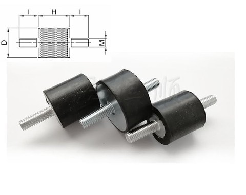 4 unids/set M5/M6/M8 de goma de acero soportes Anti-vibración amortiguador para compresores de aire de la bomba de agua de la máquina de soldadura ► Foto 1/5