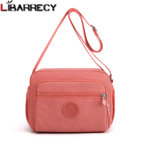 Bolsos cruzados de marca famosa para mujer, bolso impermeable de tela de nailon, bolso de hombro femenino, bandolera a la moda, novedad de 2022 ► Foto 1/6