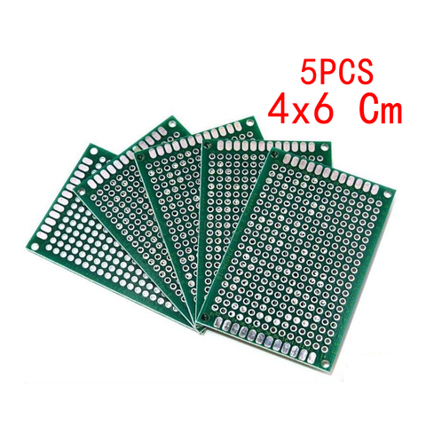 Placa PCB 4x6 Cm Universal impresa placa de circuito 4*6 de un solo lado PCB prototipo placa 40*60mm para Arduino experimento tablero de cobre ► Foto 1/2